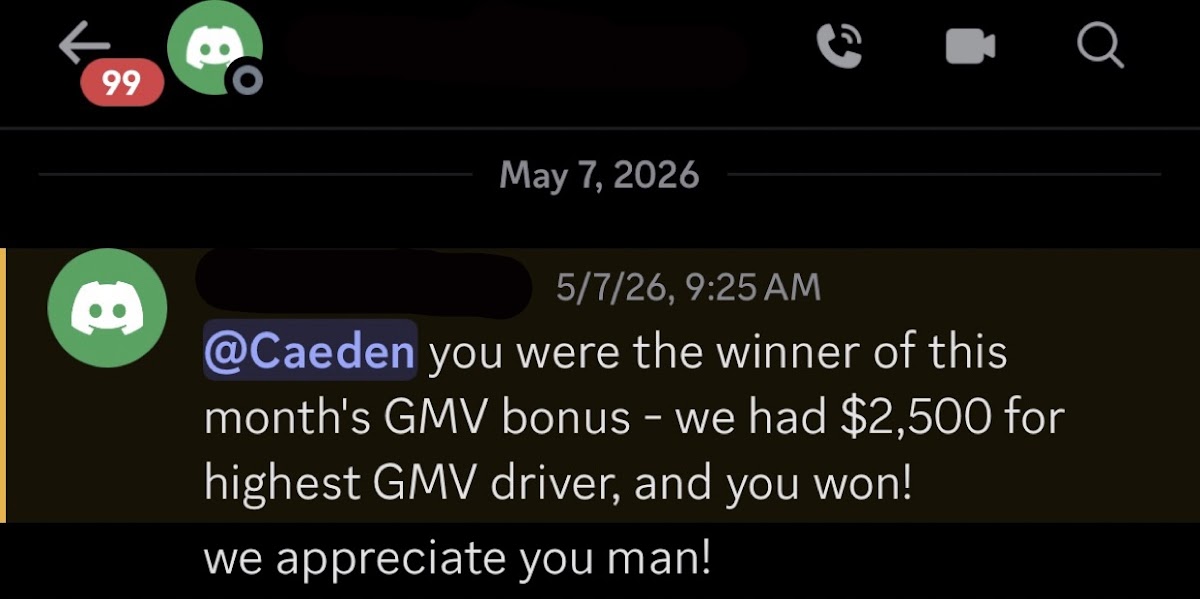 Huron GMV proof screenshot